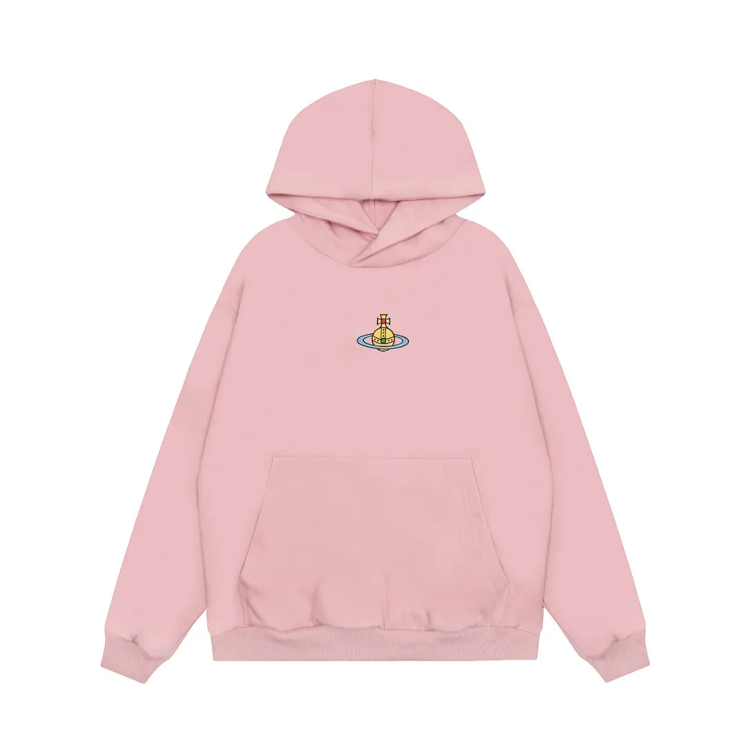 VIVI870# "Exclusive hot style" vivienne west wood West Queen Vivienne Saturn classic winning hooded sweatshirt 2024 top hot style No need to say more, just open the details directly YB mold opening Correct seam collar details ⚠️The authentic product is the seam threaded neckline, there is no collar strip. Our family only makes the right version of the product. We are careful to make sure that the first release of the Queen Mother of the whole network is correct. The entire series of correct accessories and every detail is completely restored. Straight up to full Size: XS-L